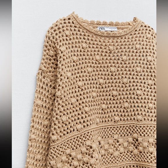 Zara Crochet Sweater - Picture 5 of 7